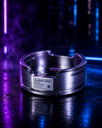 Gestor de calor Alpha FNX sobre fondo neón MasterHookah