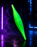 Bazooka verde sobre fondo neón MasterHookah